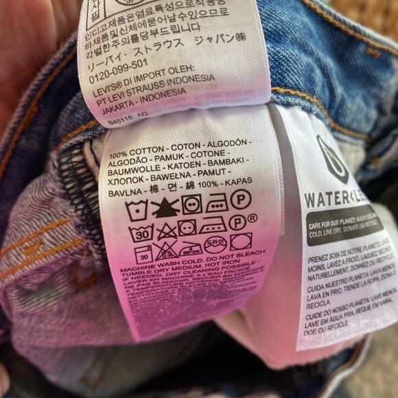 Levi’s Wedgie Icon Fit in Shut Up ankle raw hem high rise medium Wash - Picture 7 of 8